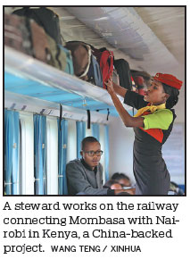 State-owned enterprises construct infrastructure to improve local lives