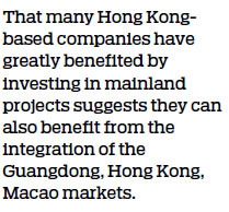 Greater Bay Area can be a boon for HK