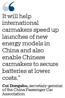 China abolishes list of battery makers for electric cars