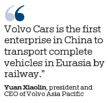 Volvo's China-made SUVs exported to European market