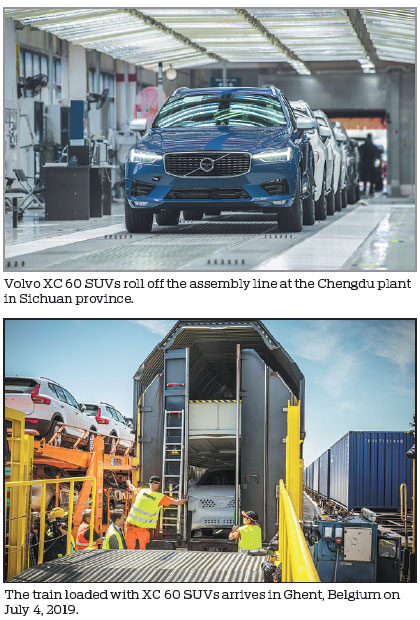 Volvo's China-made SUVs exported to European market