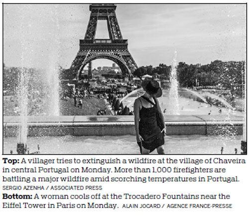 Paris braces for heat as Europe scorched again