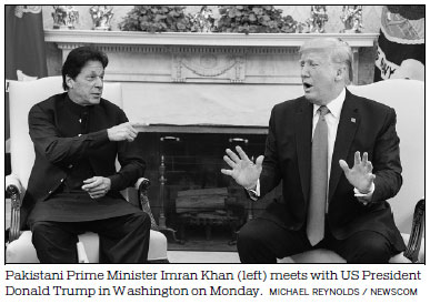 Trump seeks Pakistan's help to end long war