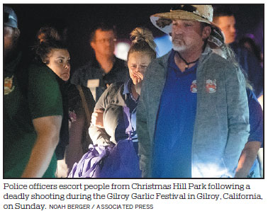 California shooting kills 3, injures 15