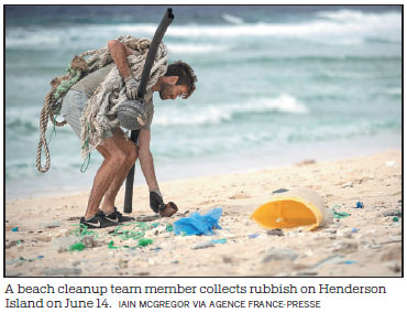 Plastic junk spawns disaster in Pacific island