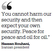 Rouhani says Iran favors talks with US