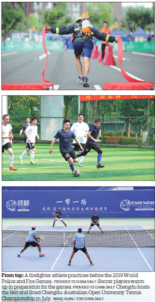 WORLD POLICE AND FIRE GAMES UNDERWAY IN CHENGDU