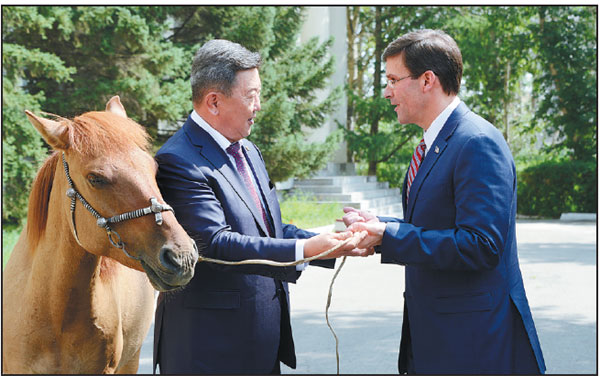 Esper in first visit to Asia as Pentagon chief