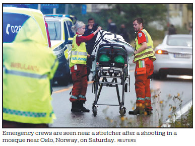 Norway attack shooter suspected of terrorism