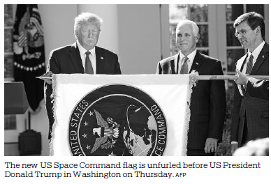 New Pentagon command launched for space warfare