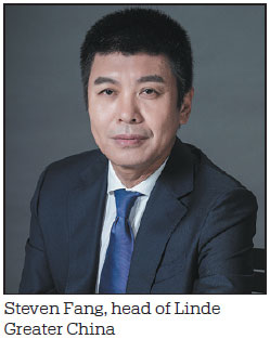 Chinese expansion and investment in the pipeline for gas major Linde