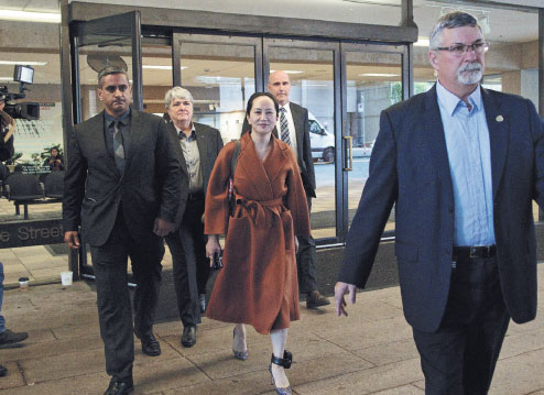 Lawyers object to questioning of Huawei CFO