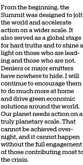 Unstoppable movement to prevent catastrophe Antonio Guterres