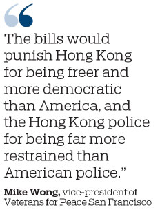 US lawmakers urged to lay off HK