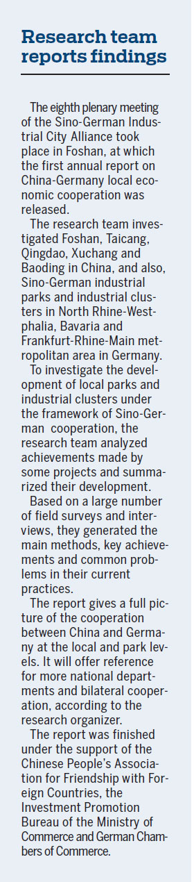 German firms and city officials seek to boost trade with China