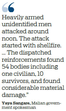 Militants kill 54 in deadly Mali attack; IS claims responsibility