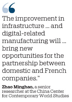 Sino-Franco trade relationship emphasized