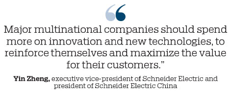 French companies shift to high-tech in China