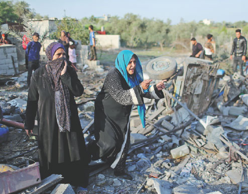 Tit-for-tat strikes after Gaza cease-fire sees violence return