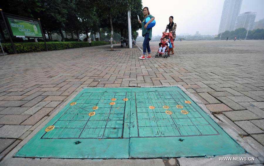 Art on manhole covers