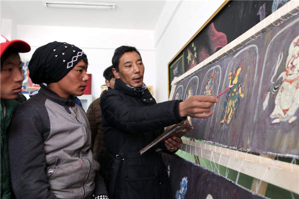 Thangka master dedicates life to teaching art