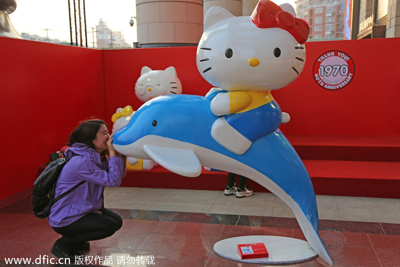 Hello Kitty celebrates 40th anniversary in Shanghai