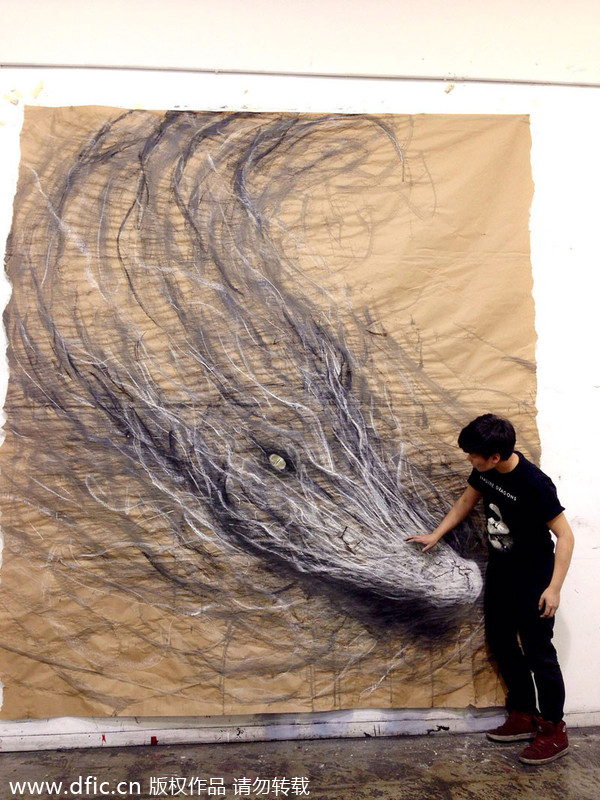 Vancouver-based artist creates 3D animal murals