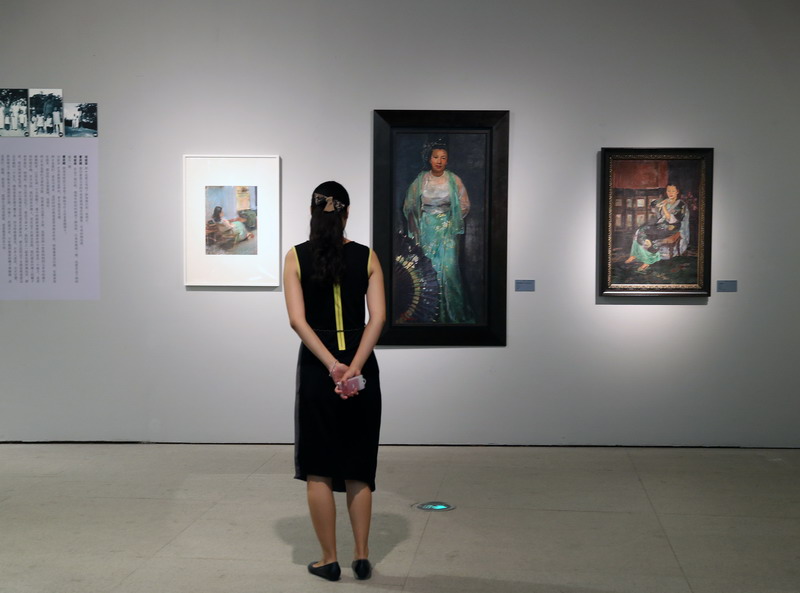 Si Tuqiao's artworks displayed in Beijing