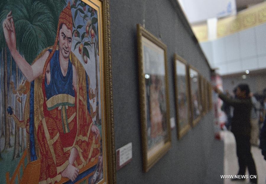 Exhibition of Tibetan painter Amdo Qamba held in Lhasa
