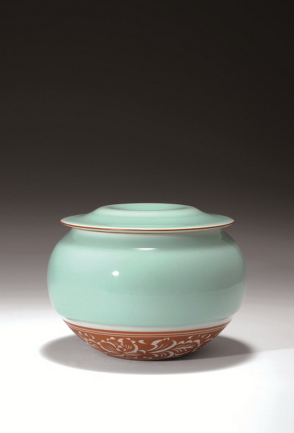 Chinese celadon on display in Zhejiang