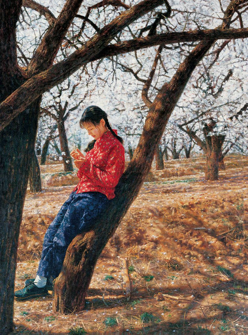 Early bloomers in Chinese paintings