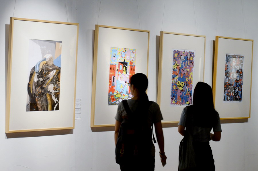 Hangzhou holds exhibition on illustrations, cartoons