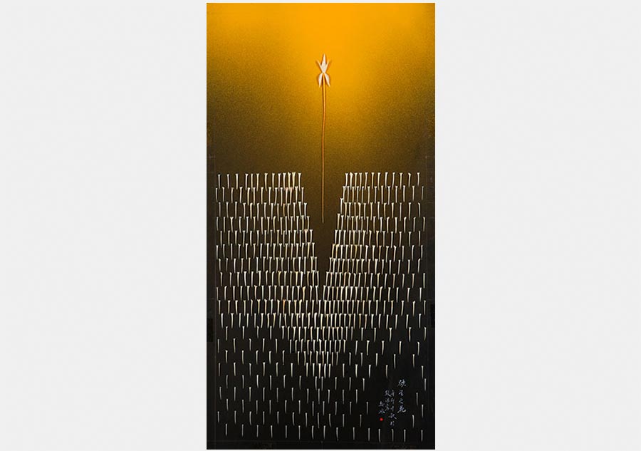 Stunning artworks of fish bone artist
