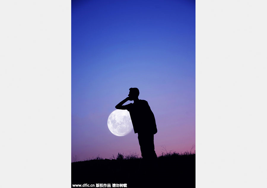 The moon shines on optical illusions for Mid-Autumn Festival