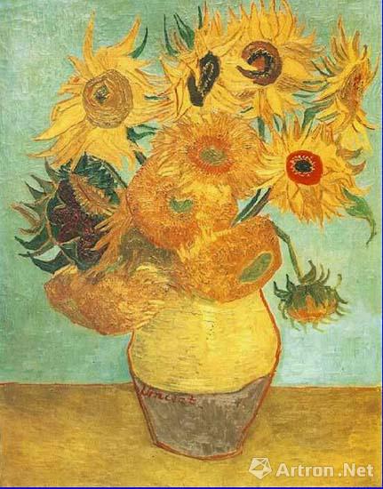 Van Gogh and his 11 sunflower paintings