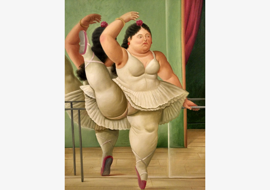 Botero's retrospective exhibition debuts in Beijing