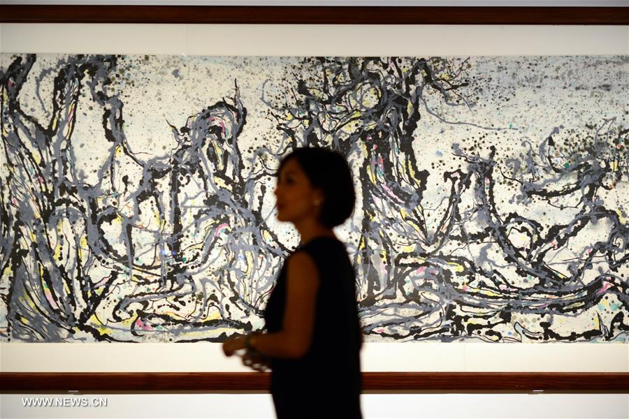 Wu Guanzhong Exhibition opens at National Gallery Singapore