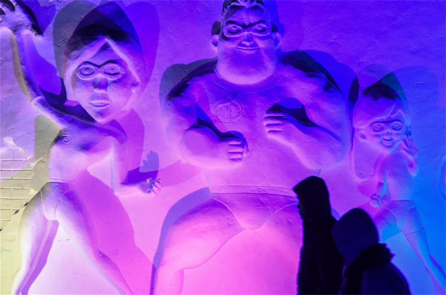 Snow Sculptures in Northeast China