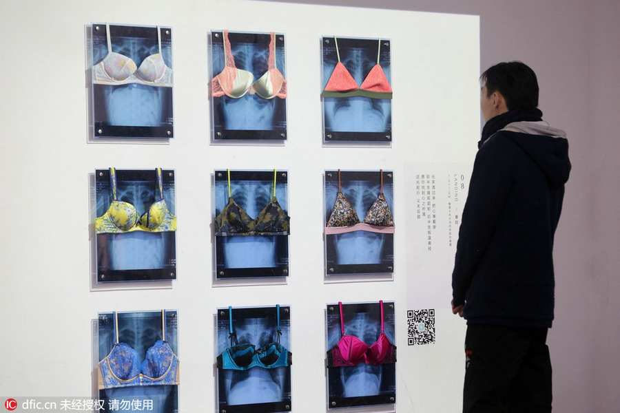Thousands of bras tell you stories about women
