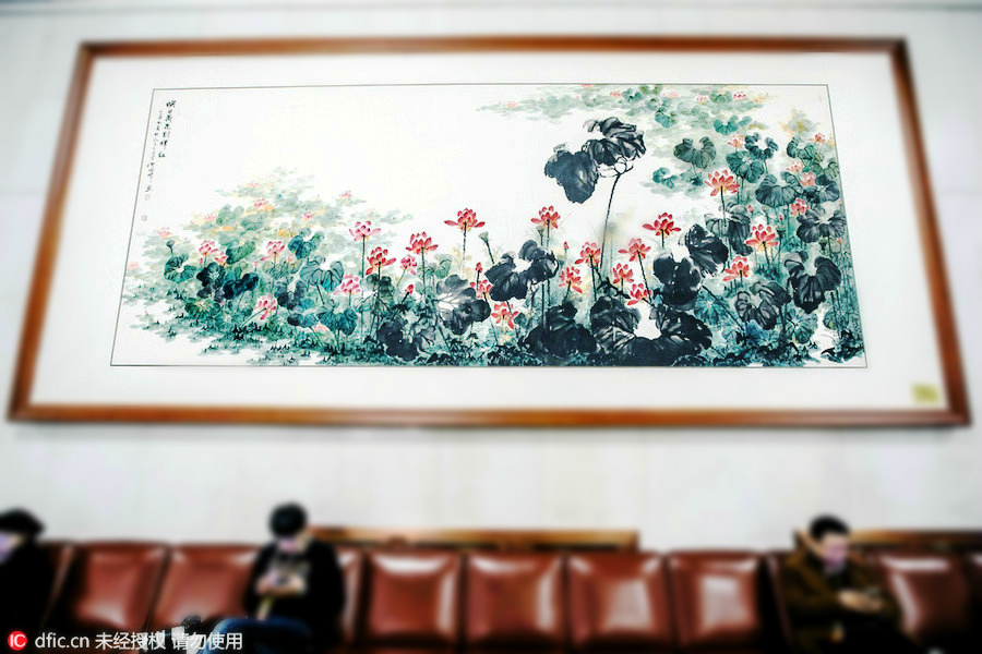 Inside out: paintings in Great Hall of the People