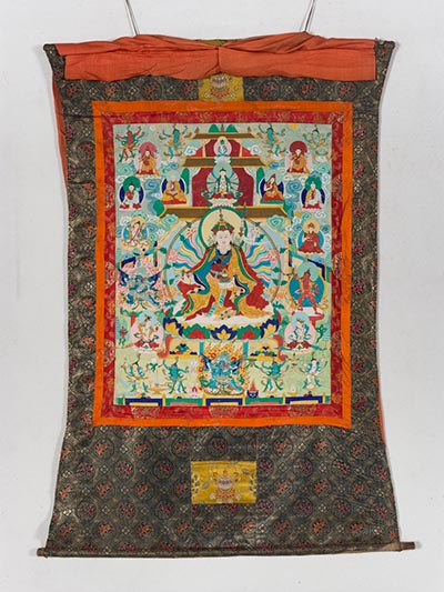 Tibetan art exhibition displays objects from Zagya Monastery
