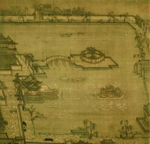 Paintings depicting the Dragon Boat Festival