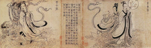 Paintings depicting the Dragon Boat Festival