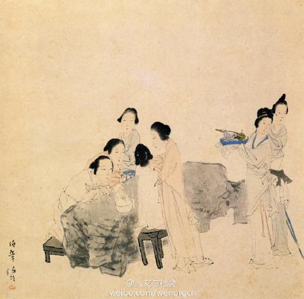 Qixi Festival in ancient paintings
