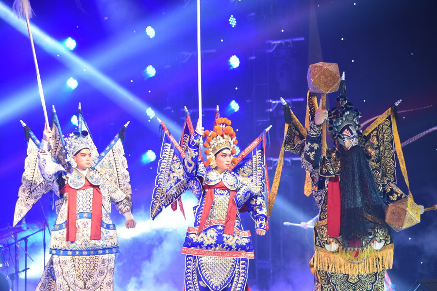 Peking Opera or fashion show?