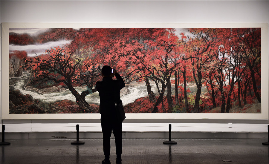 2016 Biennial of Chinese Traditional Painting opens in Hangzhou