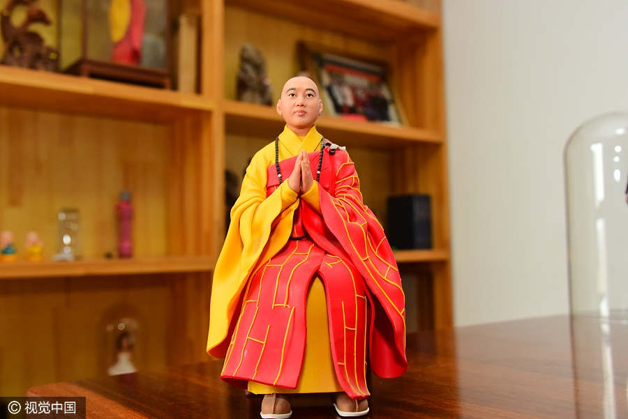 Folk artist from Zhengzhou creates vivid figurines