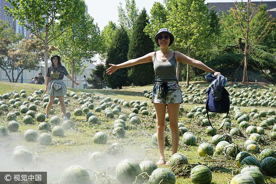 Watermelons add fun to graduation season