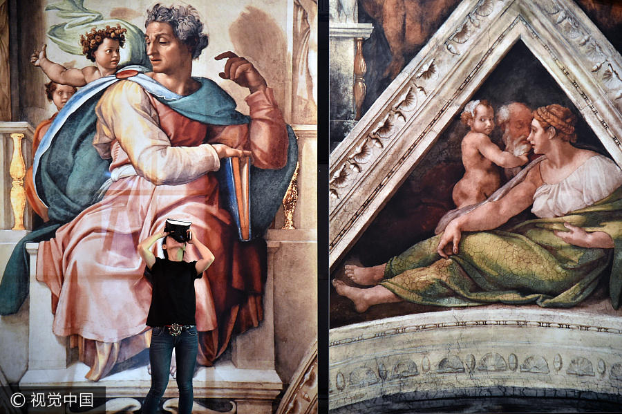 Michelangelo's frescos recreated in Shanghai