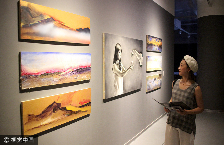 Silk Road themed art exhibition held in E China